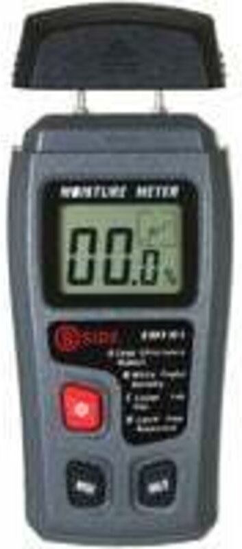 4 Modi Holzfeuchtigkeitsmessgerät Tragbarer Feuchtigkeitstester vom Kieferntyp Handmessgerätdetektor mit LCD-Display