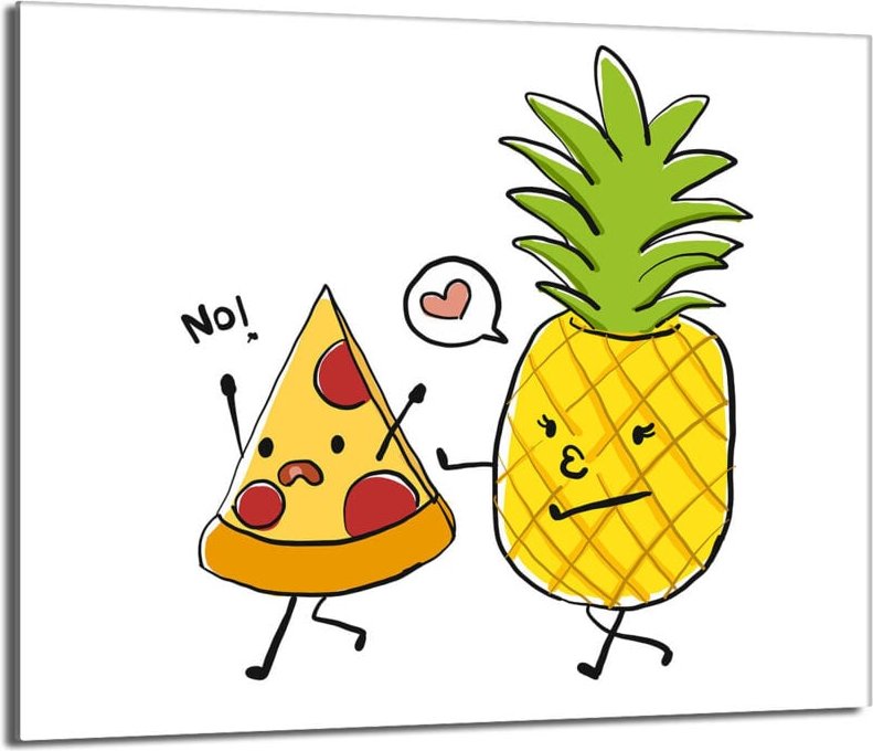 Glaskochfeldschutz 60x52 Lebensmittel