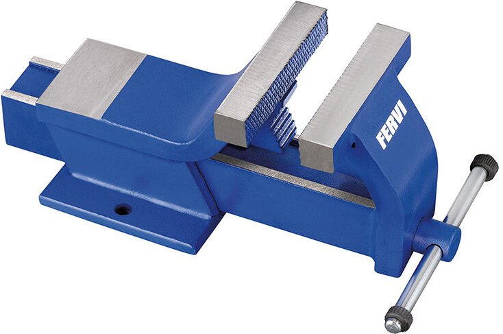 Schraubstock 80 mm aus Stahl Fervi 0140/080