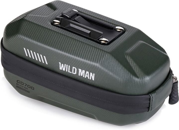 GD700 Wasserdichte Mountainbike-Hecktasche - EVA-Hartschalensattel für Straßen- und Fahrradausrüstung Grün