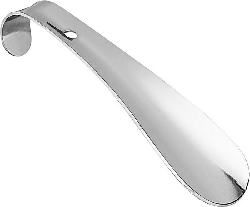 Kleiner Schuhlöffel aus Metall und Stahl, 14,5 cm lang – praktisch zum Aufhängen, tragbar für unterwegs, perfekt für den...