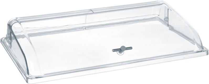 Transparente RollTop-Abdeckung zur Präsentation von Speisen GN1/1 - Hendi 866009