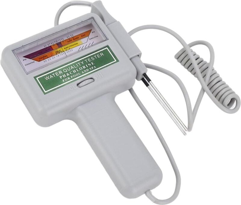 Tragbarer PH-Chlortester, digitaler Wasserqualitätstester, Wassertester, Chlormessgerät, Schwimmbad, Spa, Wasserqualität...