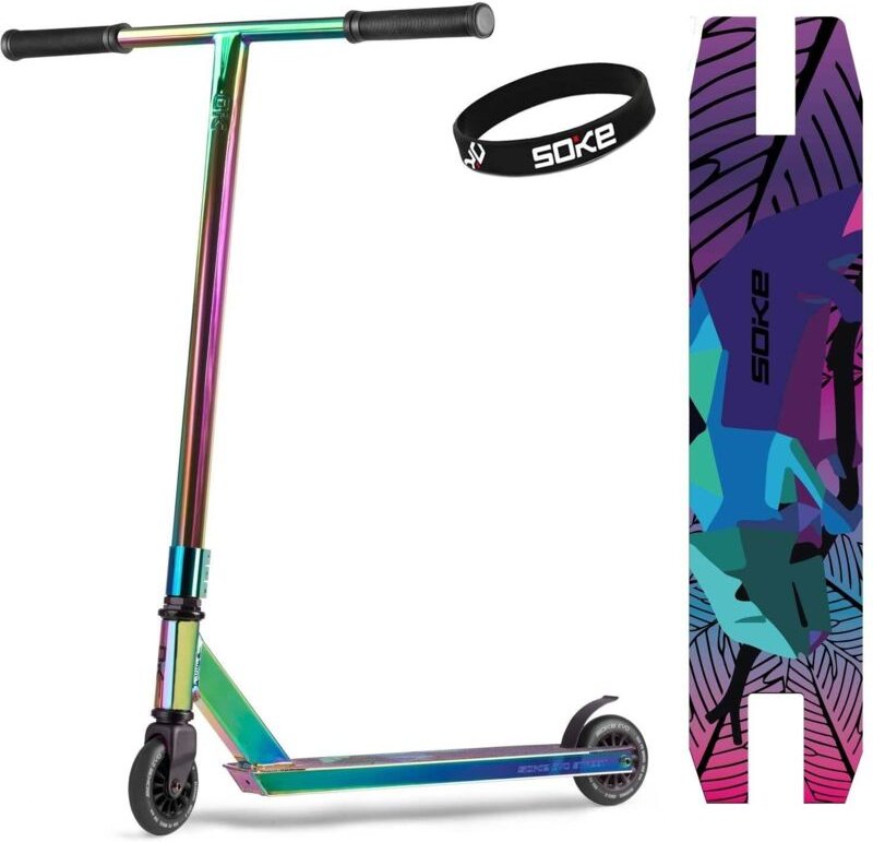 Hochleistungs-Trick-Scooter SOKE EVO Street Neochrome