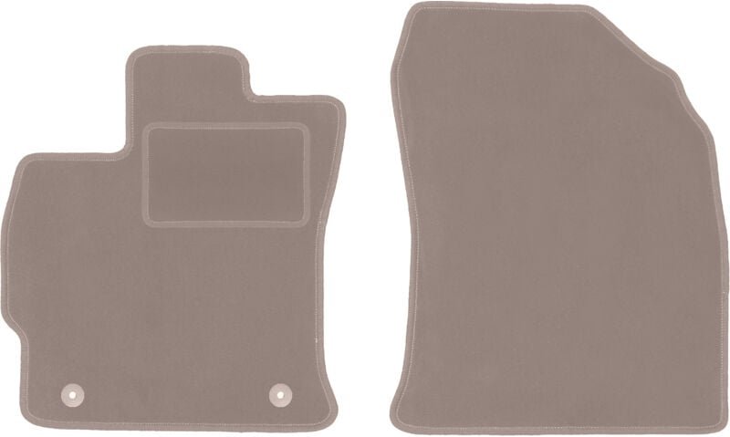 Beige Vordermatten für: Toyota Prius III Plus Fließheck (2011-2015)