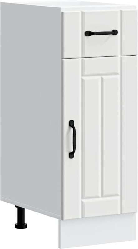 Küchen-Unterschrank Lucca Weiß Holzwerkstoff - Vidaxl