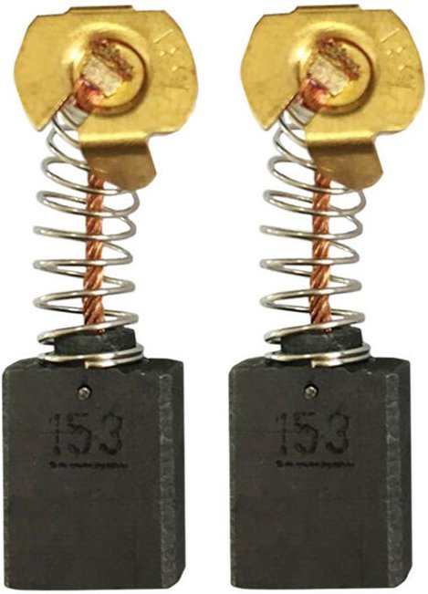 Trade-shop - 2x Schleifkohle 6mm x 13mm Kohlebürsten Motorkohlen 6 x 13 mm für Elektro-Werkzeug Bohrmaschine, Fräse, Hob...