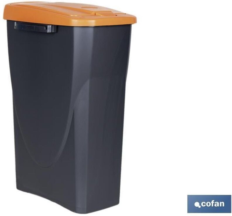 Orangefarbener Mülleimer für das Recycling von Bioabfällen (25 l) COFAN 41003405