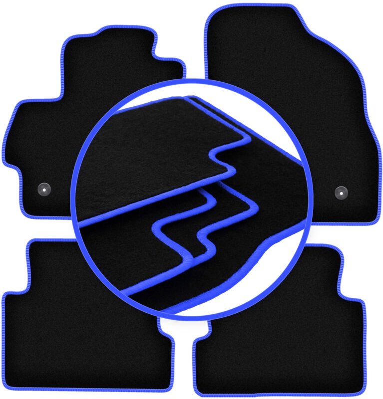 CARLUX-BLUE Autofußmatten für: Mazda 3 II BL Fließheck, Limousine (2008-2013)