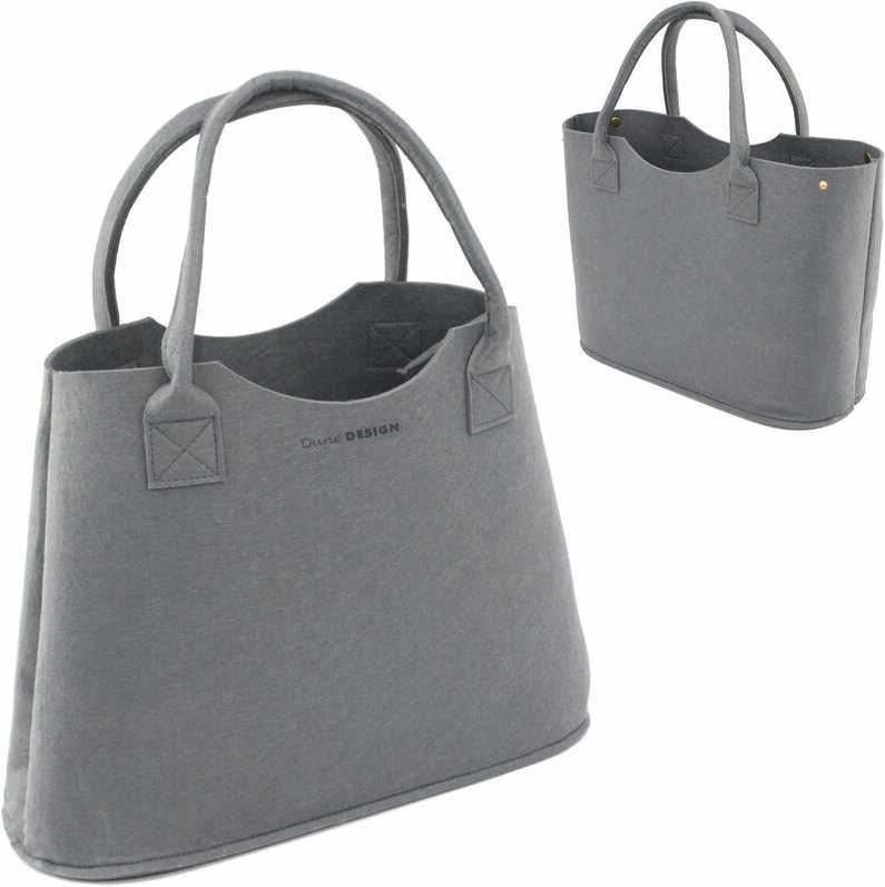 2-in-1 Erweiterbarer Filz Shopper 47x20x35cm xl Tasche Einkaufstasche Groß