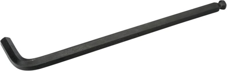 Bahco Langer Sechskant-Winkelschraubendreher, metrisch, mit Kugelkopf, phosphatiert, 12 x 262 mm