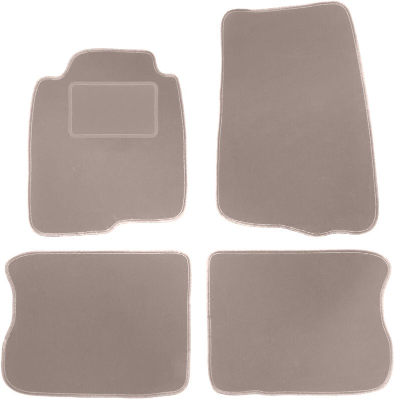 Beige Veloursmatten für: Volvo 240 / 260 Kombi, Limousine (1974-1993)