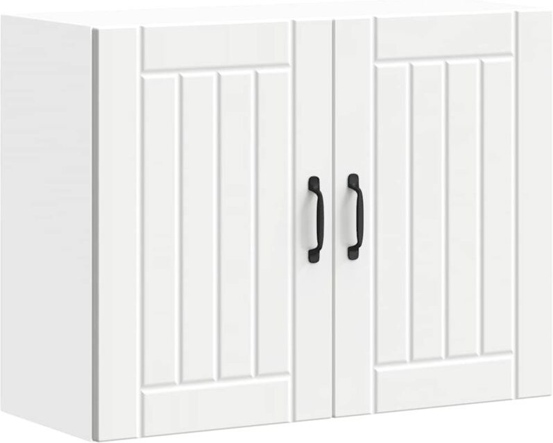 Küchen-Hängeschrank Lucca Weiß Holzwerkstoff - Vidaxl