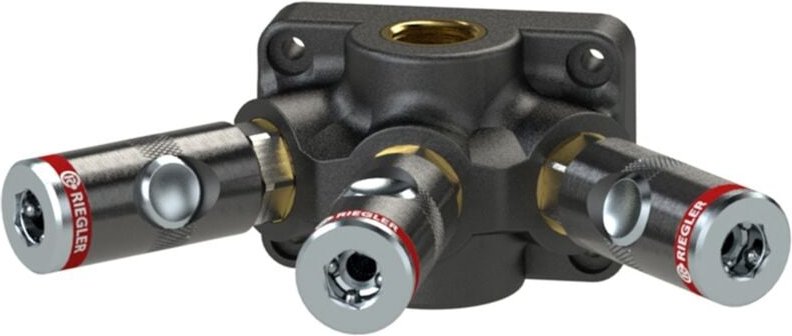 Thumbnail - Endverteilerdose, 3 Sicherheitskpl. NW7,4, G1/2, max. 12 bar - Riegler