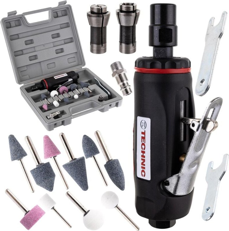 Pneumatischer Zylinderschaft-Schleifer 6mm 3mm Schleifsatz