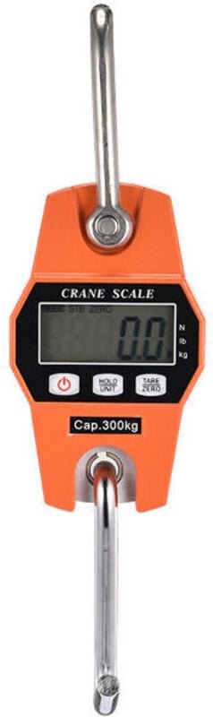 Thumbnail - Elektronische Waage, max. 300 kg, tragbare Mini-Hängewaage mit digitaler LCD-Flüssigkristallanzeige und Haken, 1 Stück