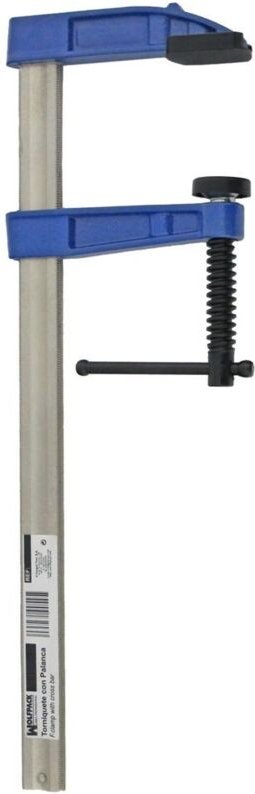 Profi-Schraubzwinge Maurer 50 x 200 mm mit Knebel.