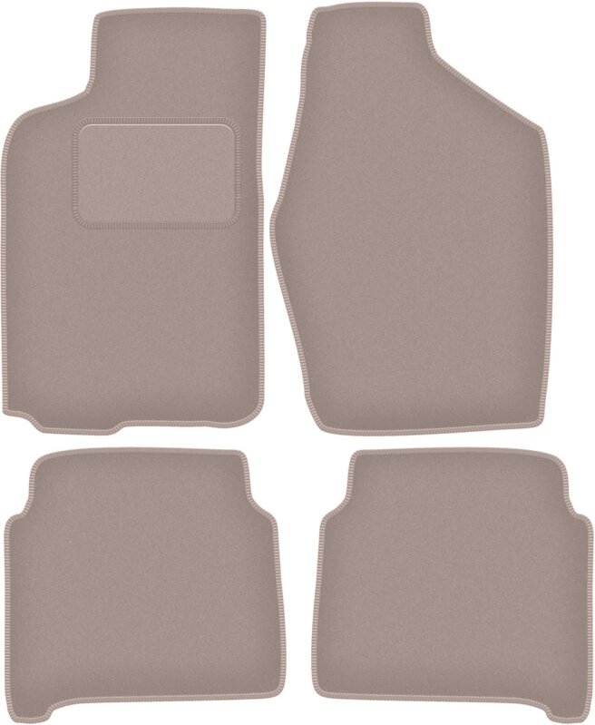 Beige Veloursmatten für: Toyota Camry V20 II Limousine (1986-1991)