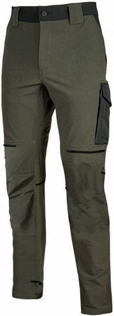 Arbeitshose aus Stoff WORLD - Dunkelgrün 2XL - FR (48/50) - EU (54/56)