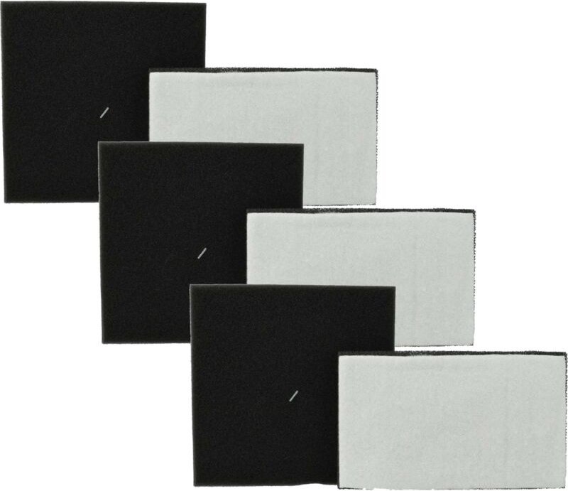 Filter-Set Ersatz für Philips XV1220, CP0789 für Staubsauger - 6x Filter (Schaumstoffeinlage, Abluftfilter) - Vhbw