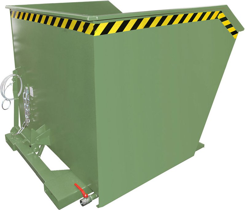 Bauer Spänebehälter SGU 200, lackiert, Resedagrün