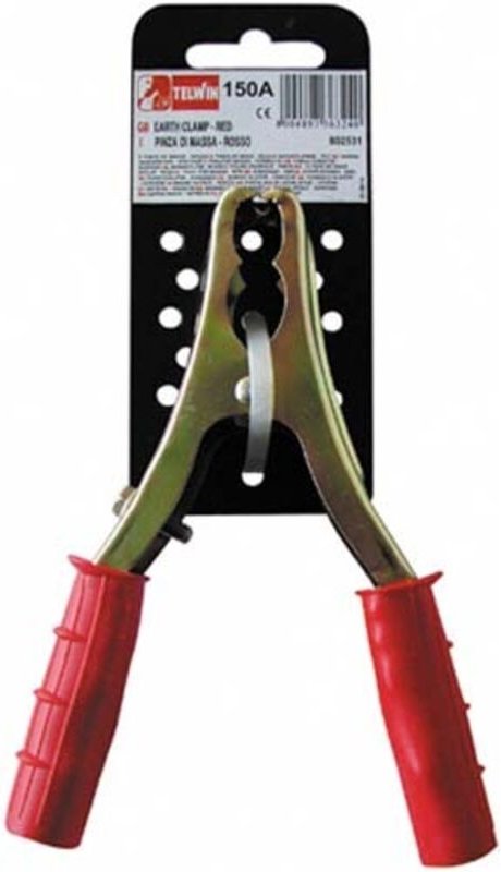 Erdungsklemme 150a rot 802531 - Telwin