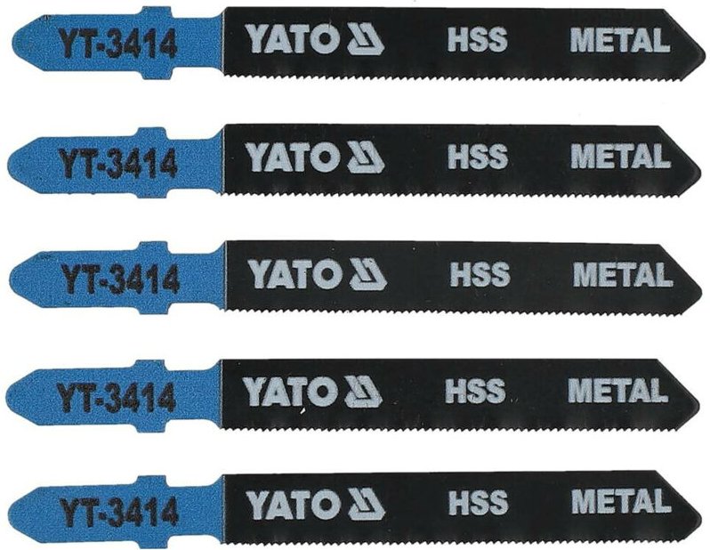 YATO STICHSÄGEBLÄTTER 5 Stk. METALL TYP T 3414