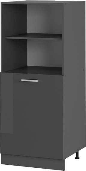 Vicco - Herdumbauschrank R-Line, Anthrazit Hochglanz, 60 cm