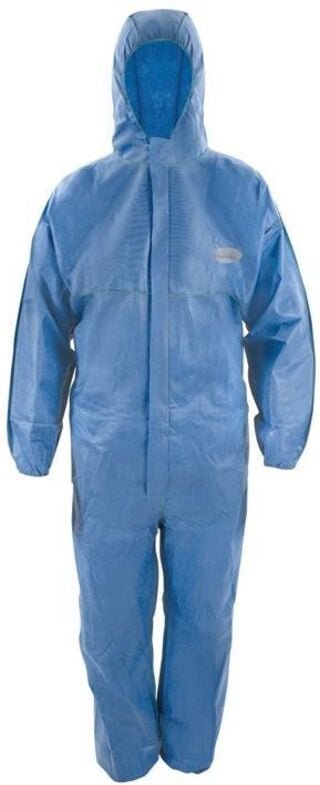 Schutzoverall Größe xxxl blau PSA-Kategorie iii