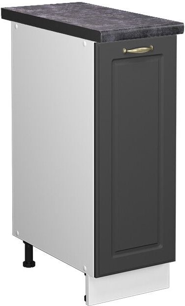 Vicco - Küchenschränke Fame-Line, Anthrazit-Gold, 30 cm , ap Anthrazit