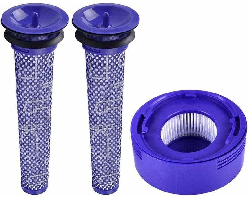 Thumbnail - 3er-Pack Vor- und Nachmotorfilter-Ersatz für Dyson V8 & V7 Akku-Staubsauger-Filterset, Familienpackung