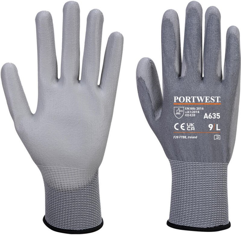 Eco-Schnittschutz-Handschuhe B Grau 2XL - Größe 11
