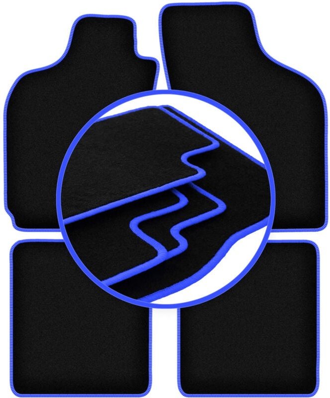 CARLUX-BLUE Autofußmatten für: Fiat Albea Limousine (2002-2010)