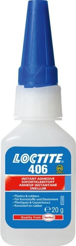 406 Sofortklebstoff Kunststoff 20g Flasche - Loctite