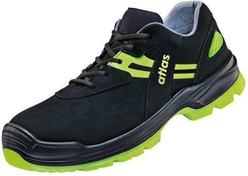 Sicherheitshalbschuh flash 5265 xp S3 esd dguv Gr. 47 schwarz/neon-gelb - Atlas