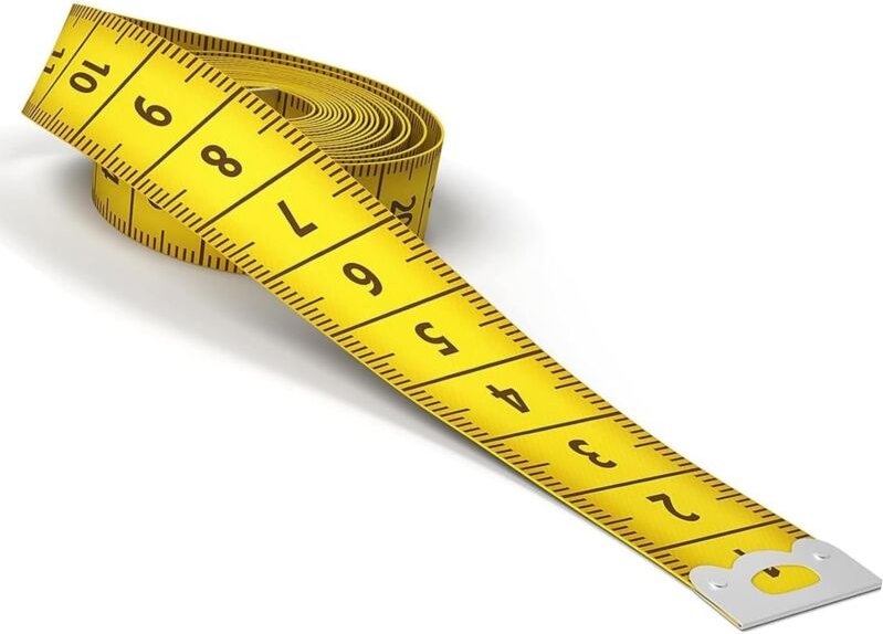 Bluedeer - SchneidermaßBand for Sewing Weiches Doppelmaßband 300 cm / 120 Zoll Maßband mit Knopf, Körper- und Umfangsmaß...