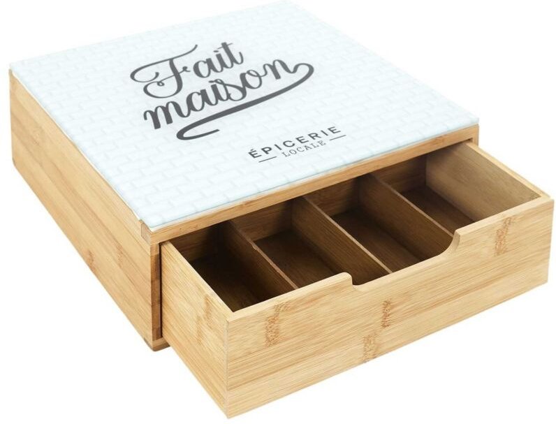 BARISTA Kapselbehälter, Bambusschublade