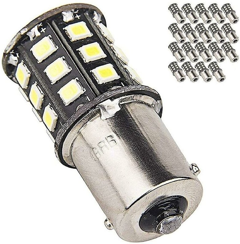 Woosien - 20 Stück 1156 1141 1003 led für Wohnmobil-Deckenleuchte, Anhänger-Innenbeleuchtung, Rücklichter, weiß