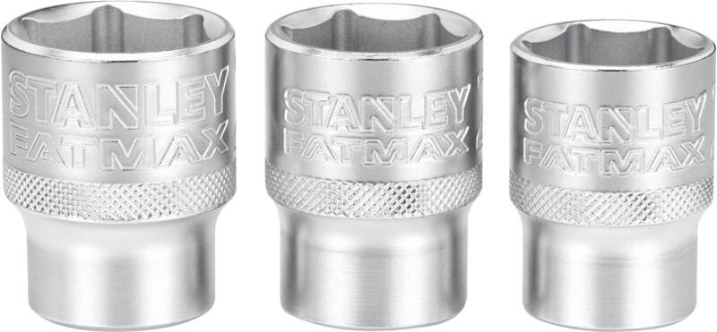 Stanley - Set de Adapter 1/2 FatMax, set de 3 Adapter (21 mm, 22 mm, 24 mm), langlebig und präzise, ideal für Reparatur ...