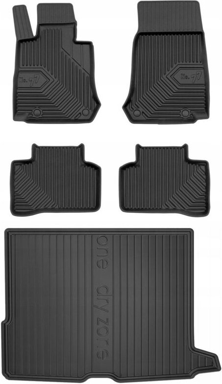 SET 77 Fußmatten und Matte Mercedes-Benz GLC X253 2015-2022