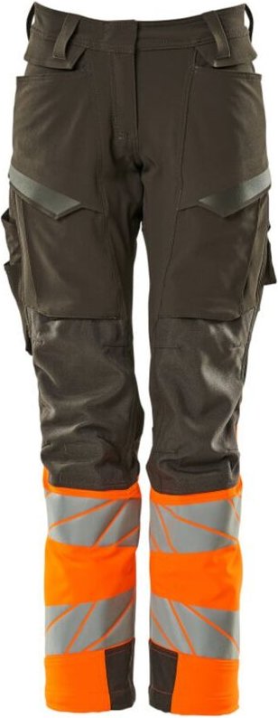 Mascot - Hose mit Knietaschen 19178-511-1814 Gr. 42 dunkelanthrazit/hi-vis orange
