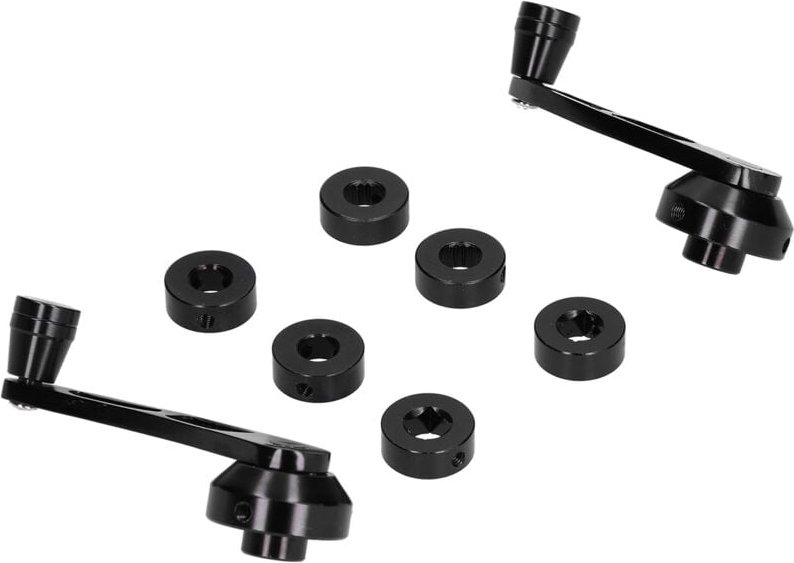 Ej.Life Autotür-Fensterkurbel, Schwarz Durable Auto-Fensterkurbel für Auto-Fensterkurbel