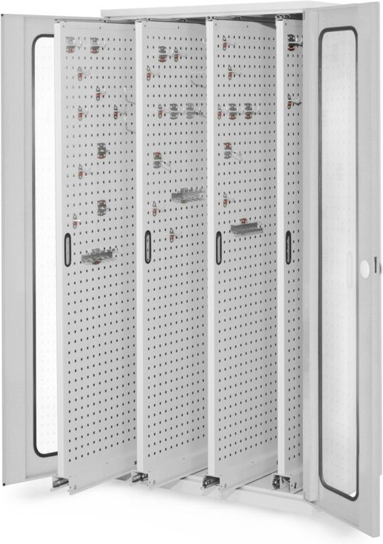 Kappes ®RasterPlan Vertikalschränke 1950x1000x600mm Modell 83 Sichtfenstertüren lichtgrau