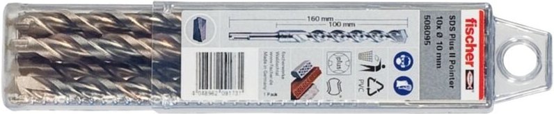 fischer Bohrer SDS Plus II Pointer 8/100/160 QP