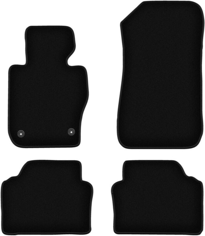 BASIC schwarze Veloursmatten für: BMW 3 E91 xDrive Kombi, Touring (2004-2011)