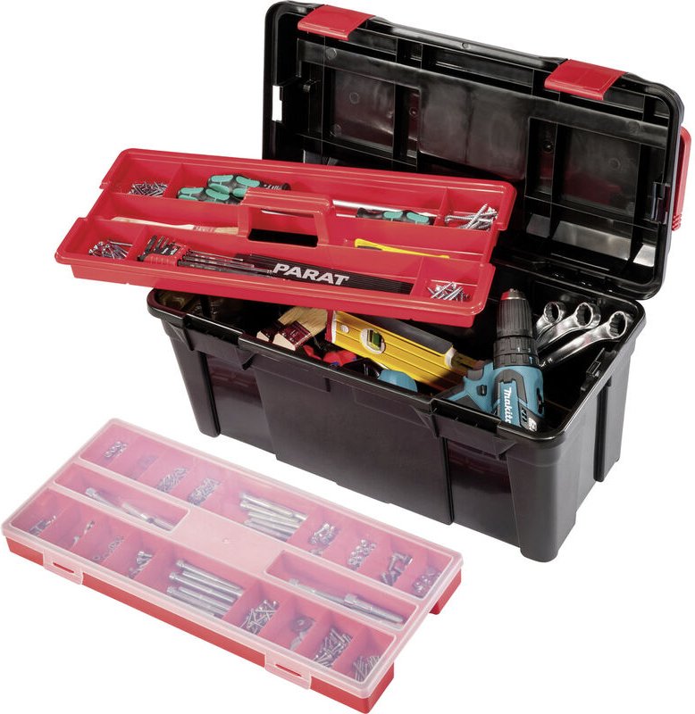 Werkzeugkoffer leer profi-line Allround l Kleinteilefach Trageeinsatz - Parat