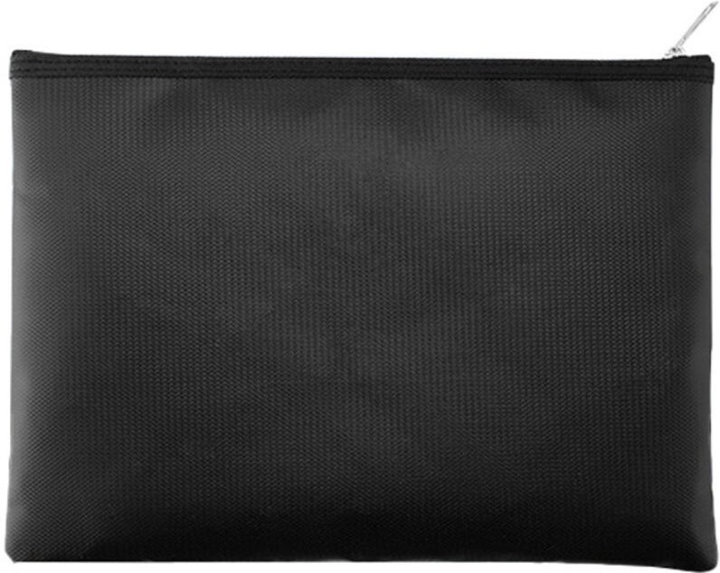 34 x 24,5 cm Notartasche mit Reißverschluss, tragbare, sichere Geldtasche, Aufbewahrungstasche für Dokumente im A4-Lette...