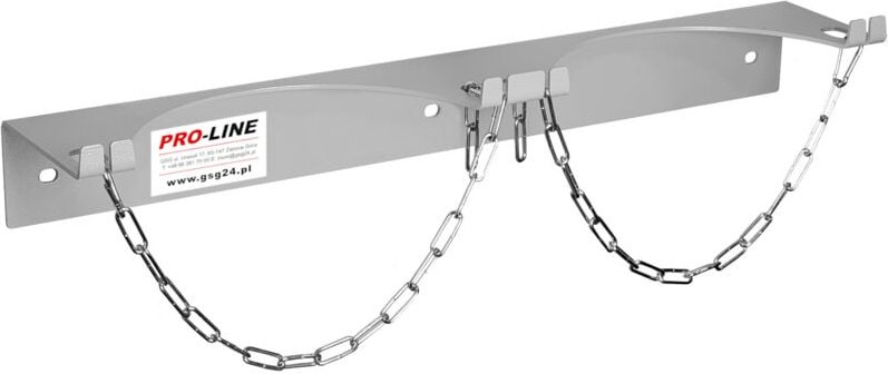 Wandhalter für 2 Gasflaschen, max. Durchmesser 250 mm PRO-LINE-Zylinder