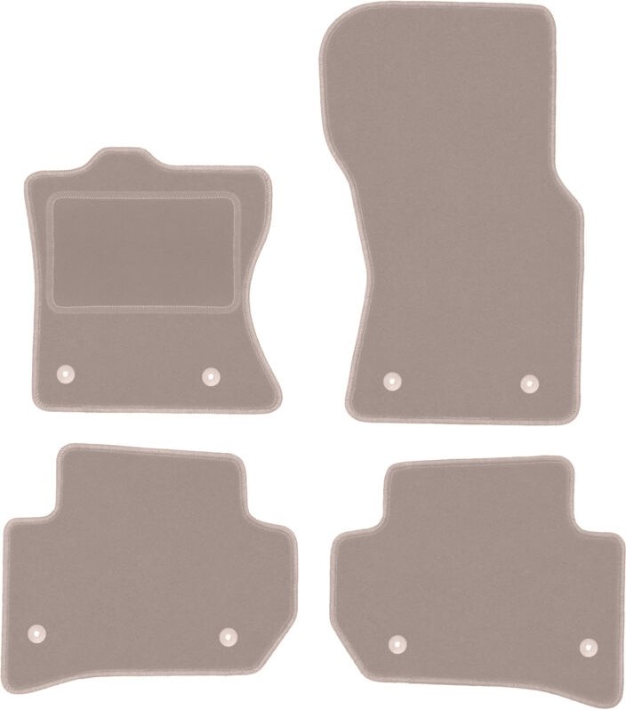 Beige Veloursmatten für: Jaguar F-Peace SUV (2016-)