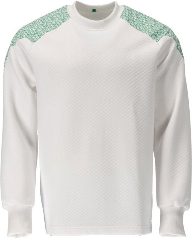 Sweatshirt 20084-932-06333 Gr. 5XL weiss/grasgrün - Mascot
